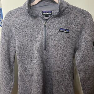 Patagonia Gray Quarter-Zip Pullover